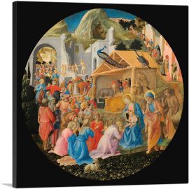 Adoration Of The Magi 1445-1-Panel-12x12x1.5 Thick