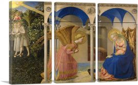 La Anunciacion-3-Panels-90x60x1.5 Thick