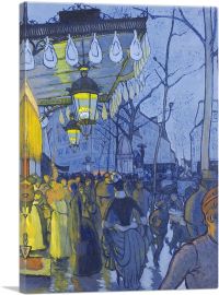 Avenue De Clichy Paris 1887-1-Panel-18x12x1.5 Thick