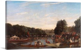 The Pontoon On Virginia Water 1853-1-Panel-18x12x1.5 Thick