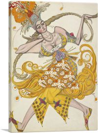 Costume Design For The Ballet The Firebird 1913-1-Panel-18x12x1.5 Thick
