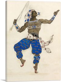 Costume Design For Ballet Hindou-1-Panel-40x26x1.5 Thick