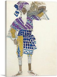 Costume Design For Le Dieu Bleu 1911-1-Panel-12x8x.75 Thick