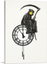Smiley Death Grim Reaper-1-Panel-26x18x1.5 Thick