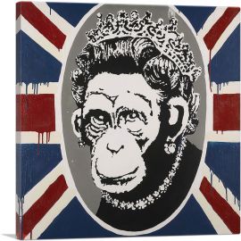 Monkey Queen-1-Panel-18x18x1.5 Thick