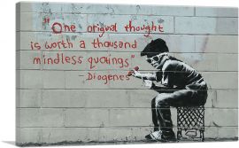 One Original Thought Worth a Thousand Quotings-1-Panel-12x8x.75 Thick