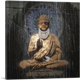 Injured Buddha-1-Panel-26x26x.75 Thick