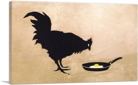 Chicken & Egg-1-Panel-12x8x.75 Thick