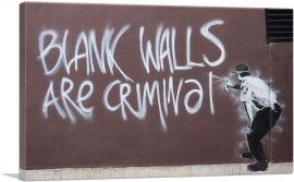 Blank Walls Are Criminal-1-Panel-12x8x.75 Thick