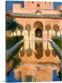 Hall of the Ambassadors - Alhambra - Granada 1909-1-Panel-40x26x1.5 Thick