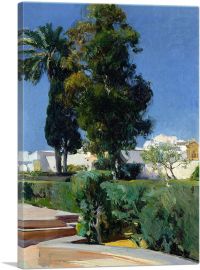 Corner of the Garden - Alcazar - Sevilla 1910-1-Panel-40x26x1.5 Thick