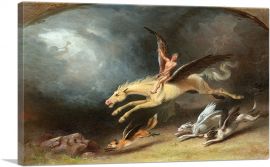 The Fox Hunter's Dream 1859-1-Panel-18x12x1.5 Thick