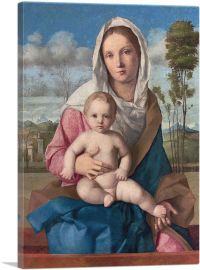 The Madonna And Child In a Landscape-1-Panel-12x8x.75 Thick