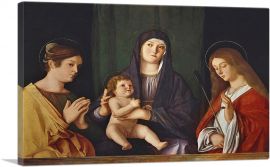 The Virgin And Child Between Two Saints-1-Panel-12x8x.75 Thick