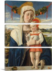 Madonna And Child 1470-3-Panels-90x60x1.5 Thick