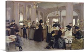 La Patisserie Gloppe Champs Elysees Paris 1889-1-Panel-18x12x1.5 Thick