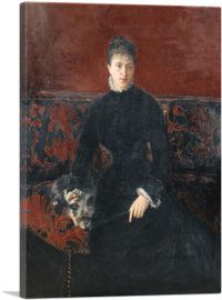 Portrait Of Reine Bourdais-1-Panel-12x8x.75 Thick