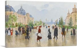 Between The Small And Grand Palais Avenue Alexandre-III-1-Panel-26x18x1.5 Thick