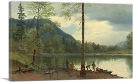 Campers With Canoes-1-Panel-26x18x1.5 Thick