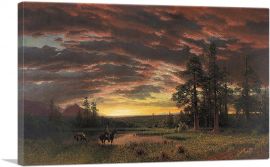 Evening On The Prairie-1-Panel-18x12x1.5 Thick
