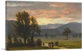 Landscape With Cattle-1-Panel-12x8x.75 Thick