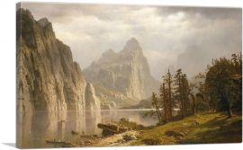 Merced River Yosemite Valley 1866-1-Panel-12x8x.75 Thick