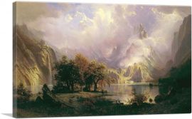 Rocky Mountain Landscape 1870-1-Panel-12x8x.75 Thick