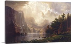 Among The Sierra Nevada California 1868-1-Panel-12x8x.75 Thick