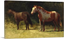 Two Horses-1-Panel-18x12x1.5 Thick