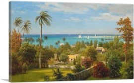 View Of Nassau The Bahamas 1880-1-Panel-26x18x1.5 Thick