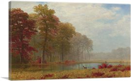 Autumn On The River-1-Panel-26x18x1.5 Thick