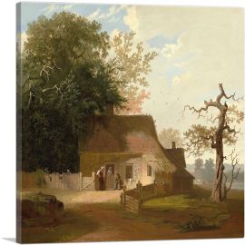 Cottage Scenery 1845-1-Panel-12x12x1.5 Thick
