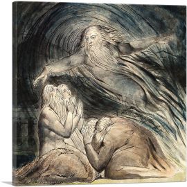 The Lord Answering Job Out of the Whirlwind-1-Panel-26x26x.75 Thick
