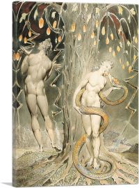 The Temptation and Fall of Eve-1-Panel-40x26x1.5 Thick