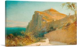 Tiberiusfelsen Auf Capri 1828-1-Panel-18x12x1.5 Thick