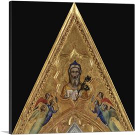 God The Father With Angels 1330-1-Panel-26x26x.75 Thick