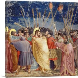 The Arrest of Christ - Kiss of Judas-1-Panel-18x18x1.5 Thick