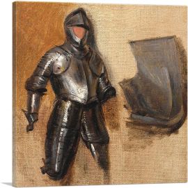 Study Of a Sixteenth Century Half Suit Of Armor-1-Panel-12x12x1.5 Thick