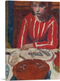 Woman at a Table 1922-1-Panel-18x12x1.5 Thick