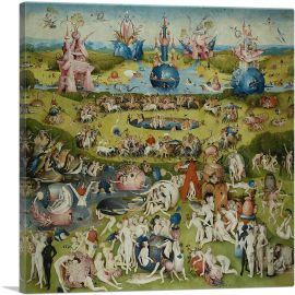 The Garden of Earthly Delights - Center Panel 1515-1-Panel-18x18x1.5 Thick