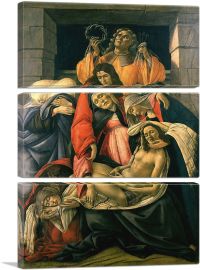 The Lamentation over the Dead Christ with Saints 1495-3-Panels-90x60x1.5 Thick