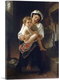 Young Mother Gazing at Her Child 1871