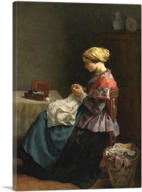 The Little Couturiere 1858-1-Panel-26x18x1.5 Thick