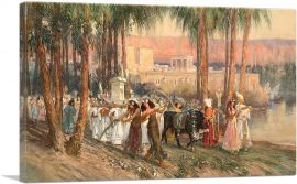 An Egyptian Procession 1902-1-Panel-26x18x1.5 Thick