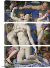 Venus Cupid Folly And Time 1544-3-Panels-90x60x1.5 Thick