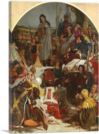 Chaucer At The Court Of Edward III 1847-1-Panel-60x40x1.5 Thick