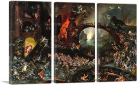 Christ In Limbo 1593-3-Panels-90x60x1.5 Thick