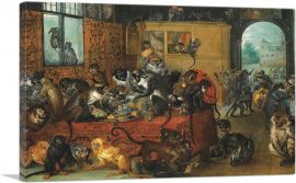 Monkeys Feasting 1620