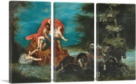 The Rape Of Proserpina-3-Panels-90x60x1.5 Thick