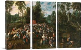 The Wedding Banquet 1623-3-Panels-90x60x1.5 Thick